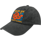 Abolish ICES No Human is Illegal Hat for Womens Fashion Washed Distressed Abolish Ices No Human is Illegal 3