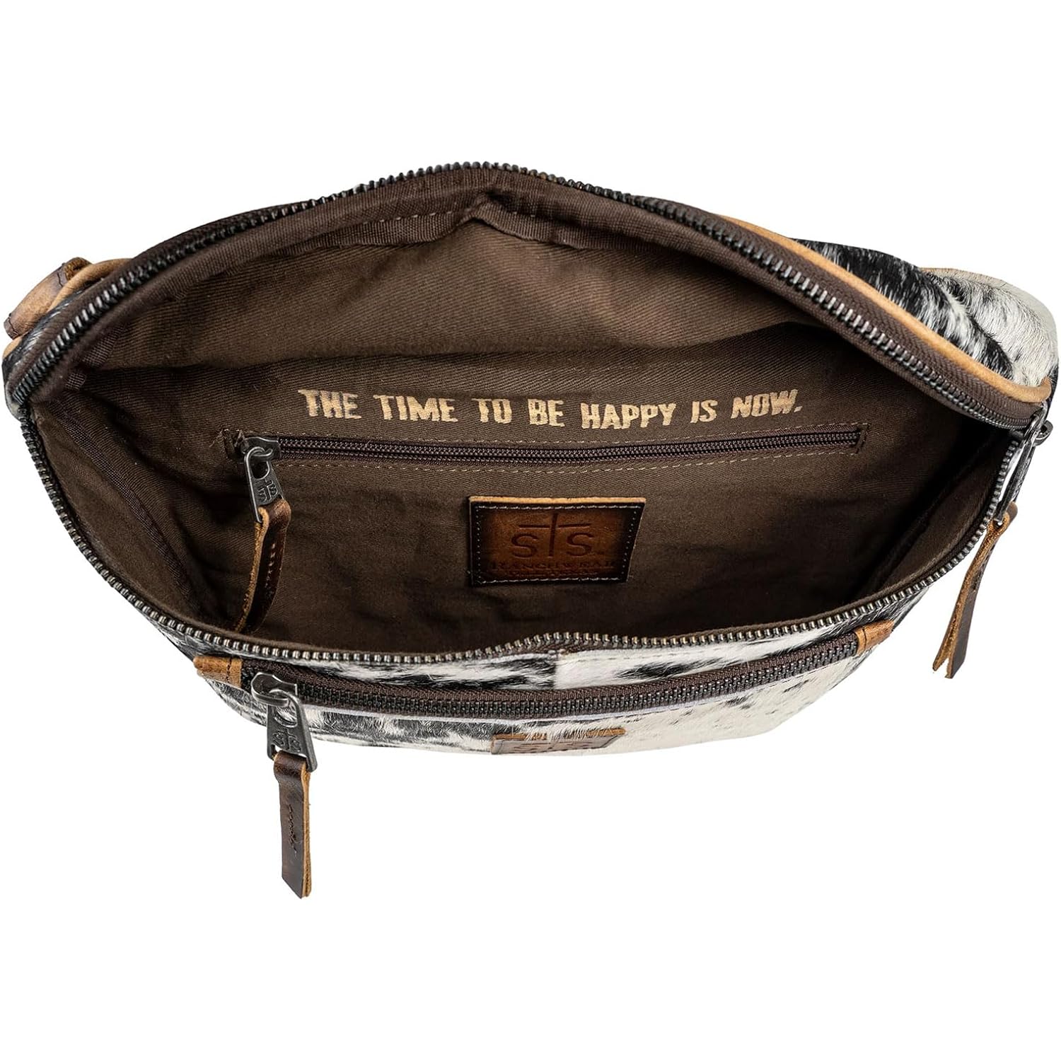 Sts Ranchwear Womens Vaquero Sachi Cowhide/Tan Leather Sling Bag Os