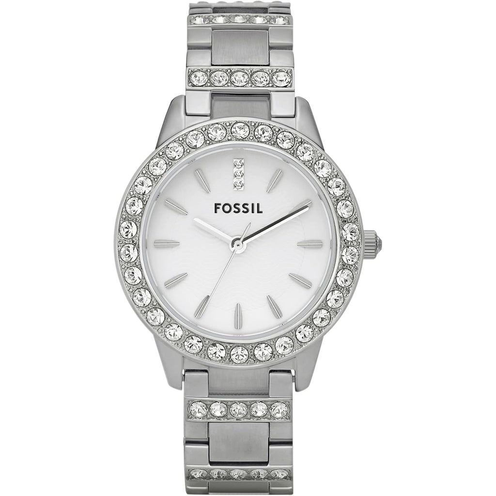 Fossil Women'S Watch, Jesse Quartz Stainless Steel Three-Hand Watch For Women
