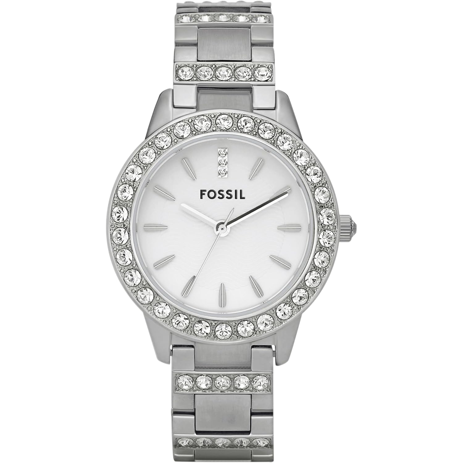 Fossil Women'S Watch, Jesse Quartz Stainless Steel Three-Hand Watch For Women
