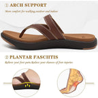 Coface Womens Fashion Orthotic Flip Flops Ladies Slip On Lightweight Athletic Yoga Mat Cushion Thong Sandals With Comfortable Plantar Fasciitis Arch Support
