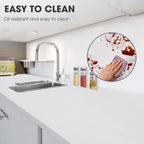 Drawer and Shelf Liner, Non-Slip Kitchen Cabinet Liners Non-Adhesive Thick Strong Grip Waterproof Washable Mats Protect Dresser Shelves Cupboard Bathroom Cabinets, White, 12 in X 10 FT