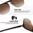 Polarized Retro Aviator Sunglasses For Men Women Classic Driving Running Sports Square Aviators Sun Glasses