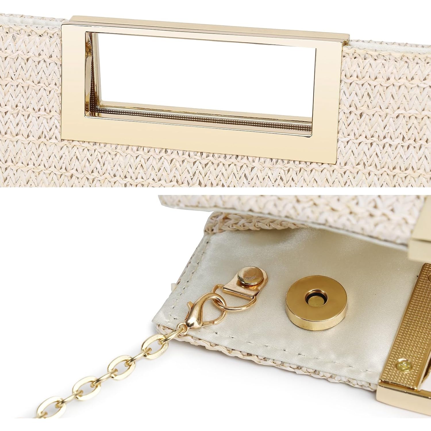 Gurina Evening Clutch Purses For Women Formal Party Clutch Bags Cocktail Prom Fashion Pu Leather Shoulder Handbags