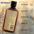 Pedifix Nurturesce Jock Wash Shower Gel, 6 Fluid Ounce - Tea Tree Oil Enriched, Anti-Fungal, Soothes Itchy Irritated Skin, Natural Body Wash (Packaging May Vary)