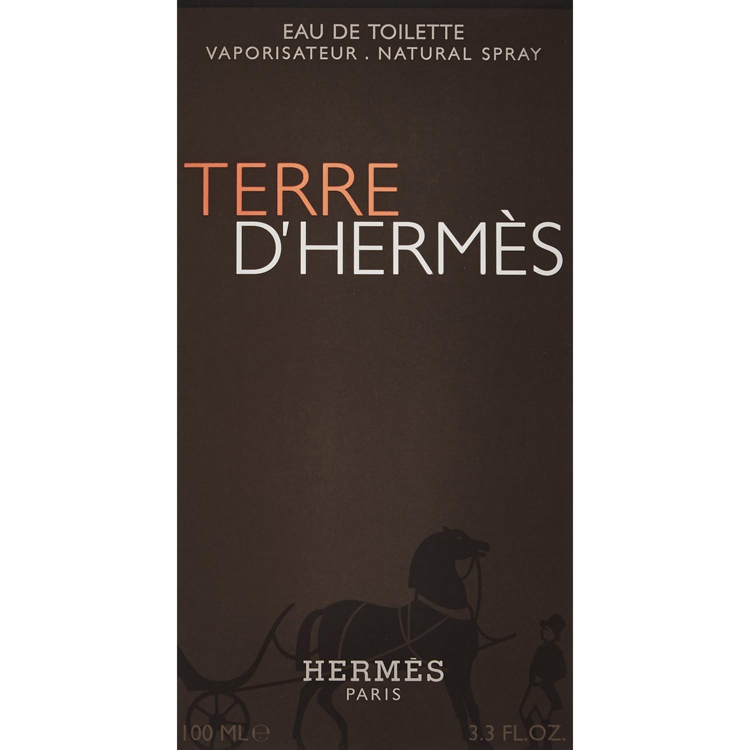 Hermes Terre D'hermes Eau de Toilette Spray for Men, 3.3 Fluid Ounce