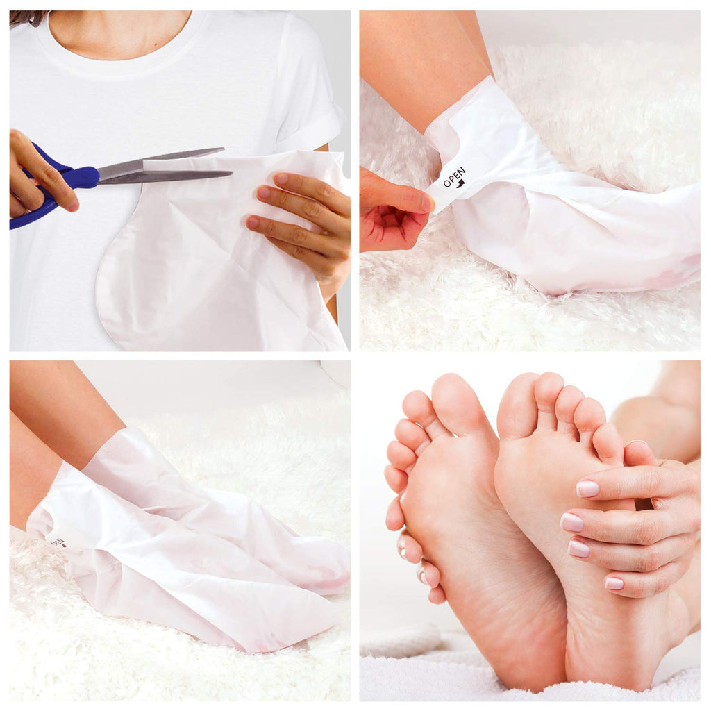 2 Pairs Foot Peel Mask Exfoliant for Soft Feet in 1-2 Weeks, Exfoliating Booties for Peeling Off Calluses & Dead Skin, For Men & Women Lavender by BEALUZ