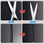 Hair Cutting Scissors, 6.5" Stainless Steel Barber Haircut Shears for Men/Woman, Professional Trimming Scissors Kit for Salon and Home Use, Sharp Edge for Precise Cutting