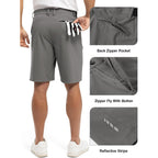 Tbmpoy Men'S 9" Golf Shorts Stretch Quick Dry Casual Dress Shorts Flat Front Lightweight For Work Business Travel