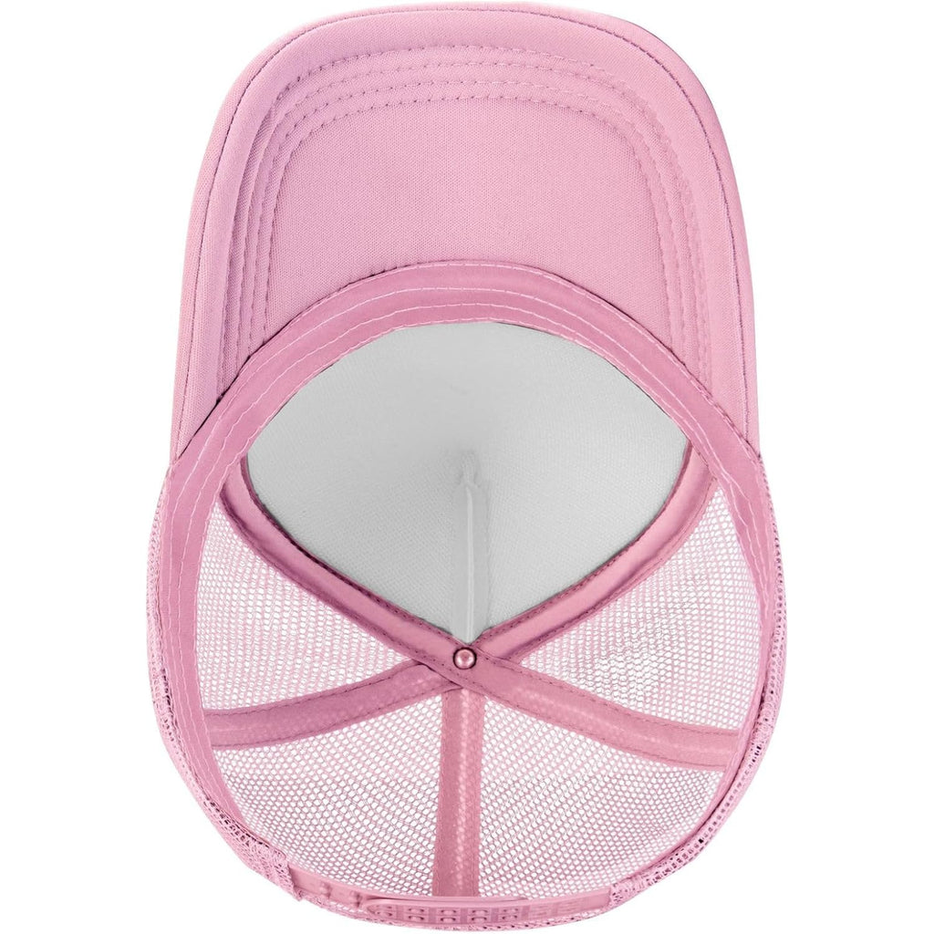 Fresh Out of Fucks Funny Trucker Hats for Women with Dirty Adult Humor - Crazy & Unhinged Inappropriate Designs Pink