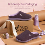 Veracosy Women'S Soft Slippers Memory Foam Non-Slip Indoor Outdoor Shoes