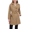 Calvin Klein Women'S Trench Coat, Double Breasted With Detachable Hood And Belt