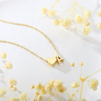 Turandoss Mothers Day Gifts for Mom Wife - Dainty 18K Gold Plated Heart Initial A-Z Pendant Necklace Trendy Jewelry Heart Necklaces Birthday Mothers Day Gifts for Women Daughter