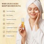 Retinol Eye Cream For Dark Circles & Puffiness – Hydrating & Moisturizing Under Eye Treatment For Wrinkles, Fine Lines & Eye Bags, Gold Formula For Smooth, Revitalized Skin, 0.67 Fl Oz