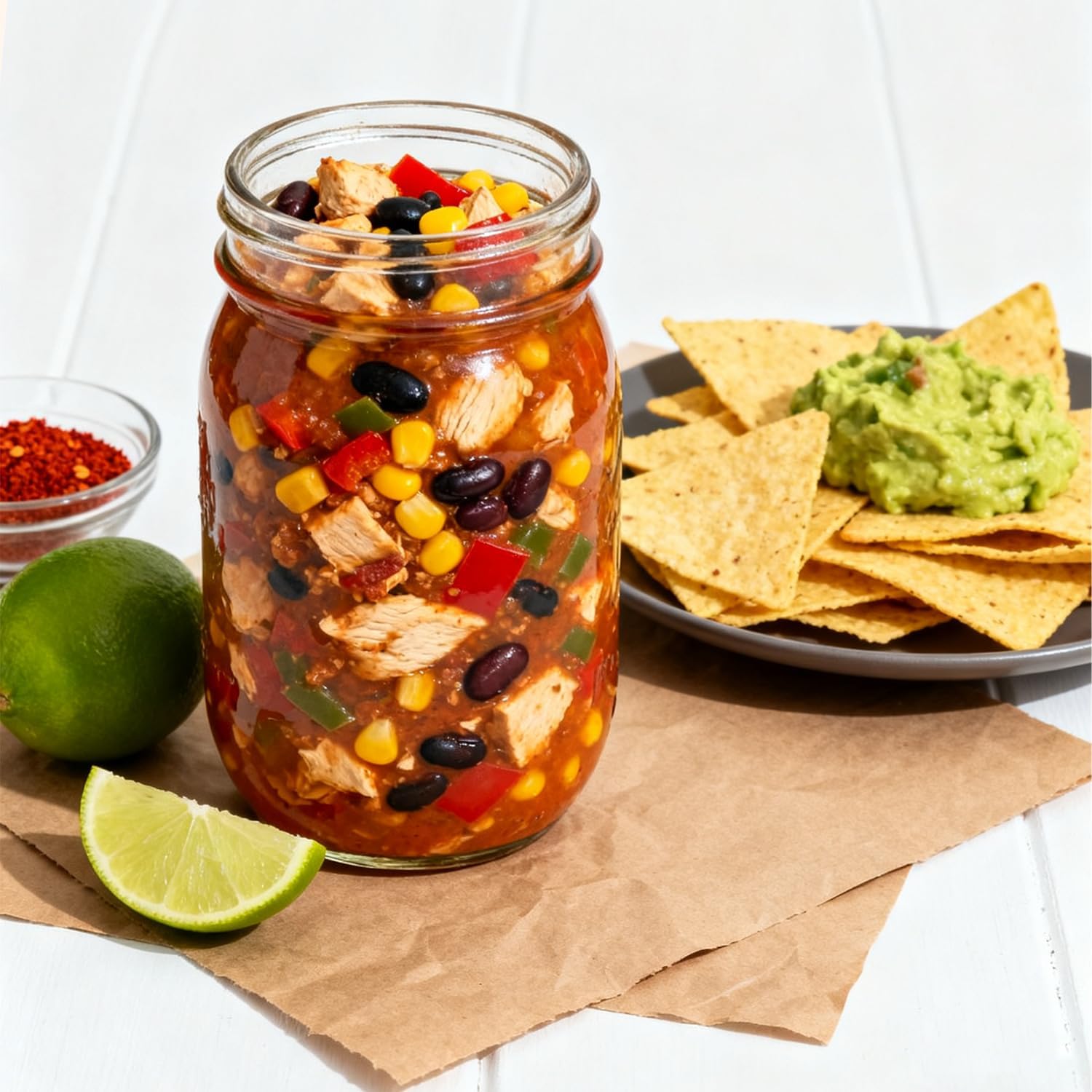 ComSaf Wide Mouth Mason Jars 32 oz with Lids 2 Pcs, Quart Mason Jars with Seal Band, Large Glass Jars, Large Canning Containers for Pickles, Jams, Sauces, Salsa, Sourdough, Salad, Suntea, Food Storage