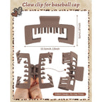 Hat-Friendly Claw Clips For Baseball Caps - 4 Pcs Trucker Hat Hair Clips For Women, Claw Clips For Thick Hair Hat Hairstyles, Gifts Hair Accessories