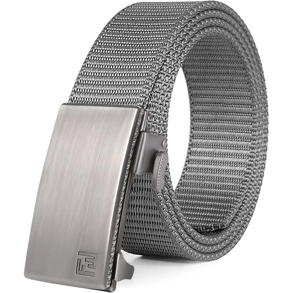 Men'S Ratchet Belt, Nylon Tactical Belt, Adjustable Ratcheting Buckle For Golf Work Casual Outdoor Hiking Daily Wear