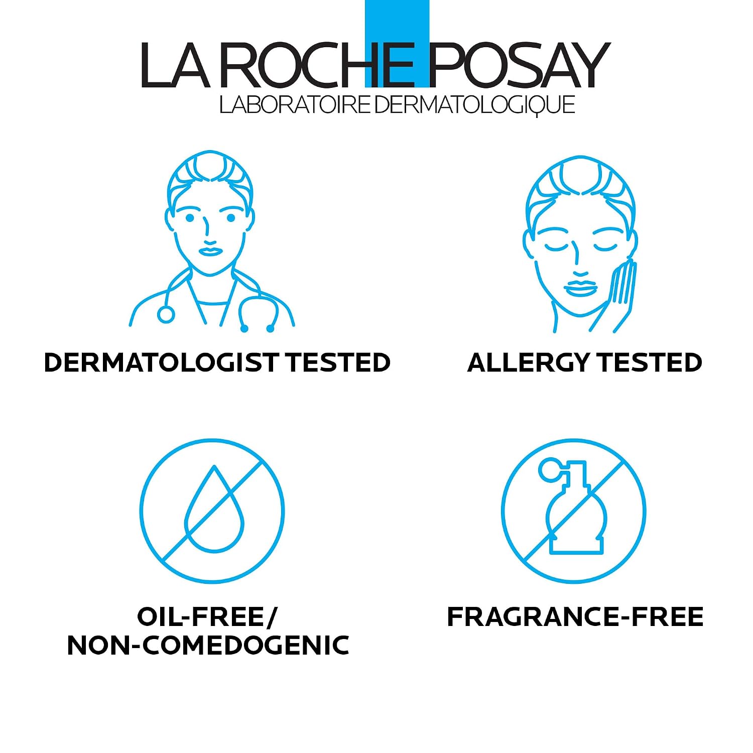 La Roche-Posay Toleraine Skin Care Set, Double Repair Face Moisturizer 100Ml & Purifying Foaming Facial Cleanser 50Ml, Oil Free Moisturizer & Face Wash For Oily Skin, Formulated With Niacinamide