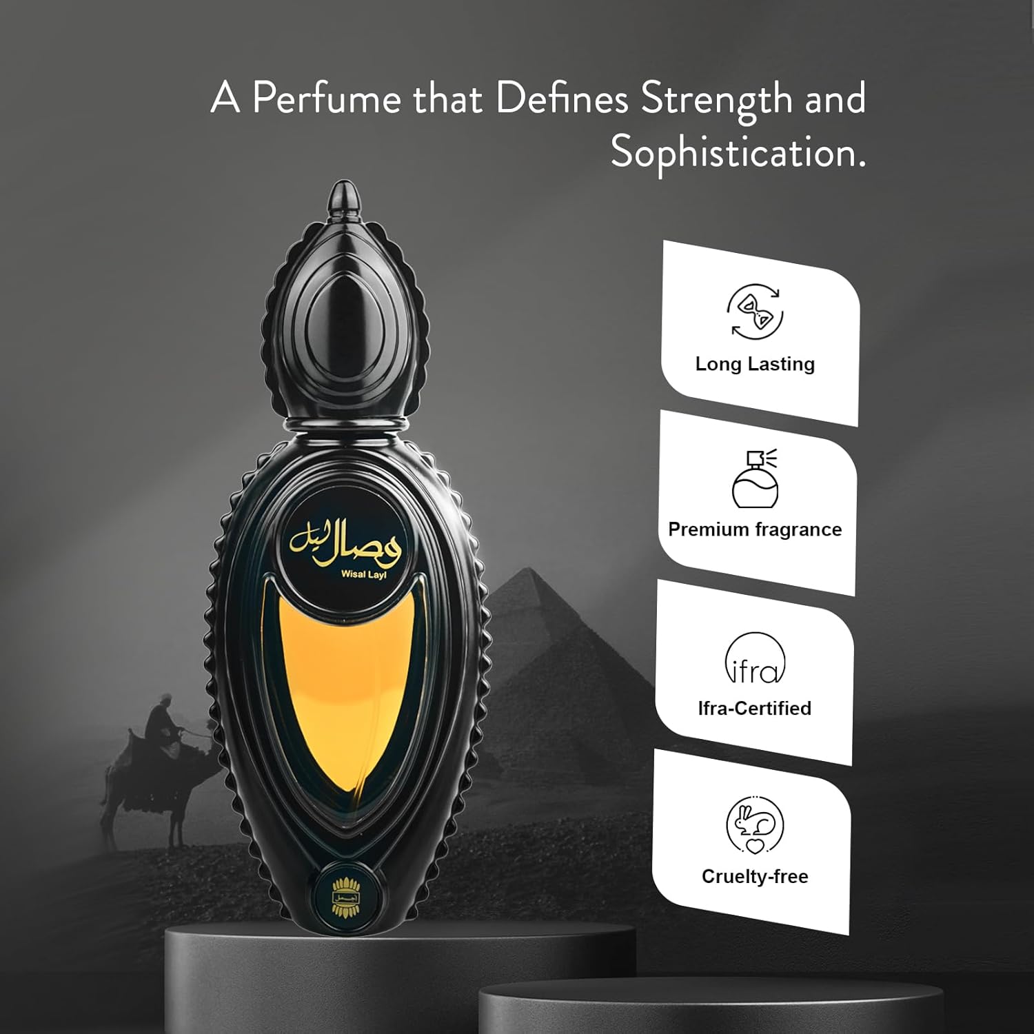 Ajmal Perfumes for Men Wisal Layl Eau De Parfum – 1.7 oz Perfume for Men| Everyday Long Lasting Masculine Fragrance | Spicy Oriental Perfume Fruity Spicy Oud Scent | Made in Dubai