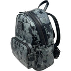 Loungefly Disney Villains Debossed All Over Print Womens Double Strap Shoulder Bag Purse