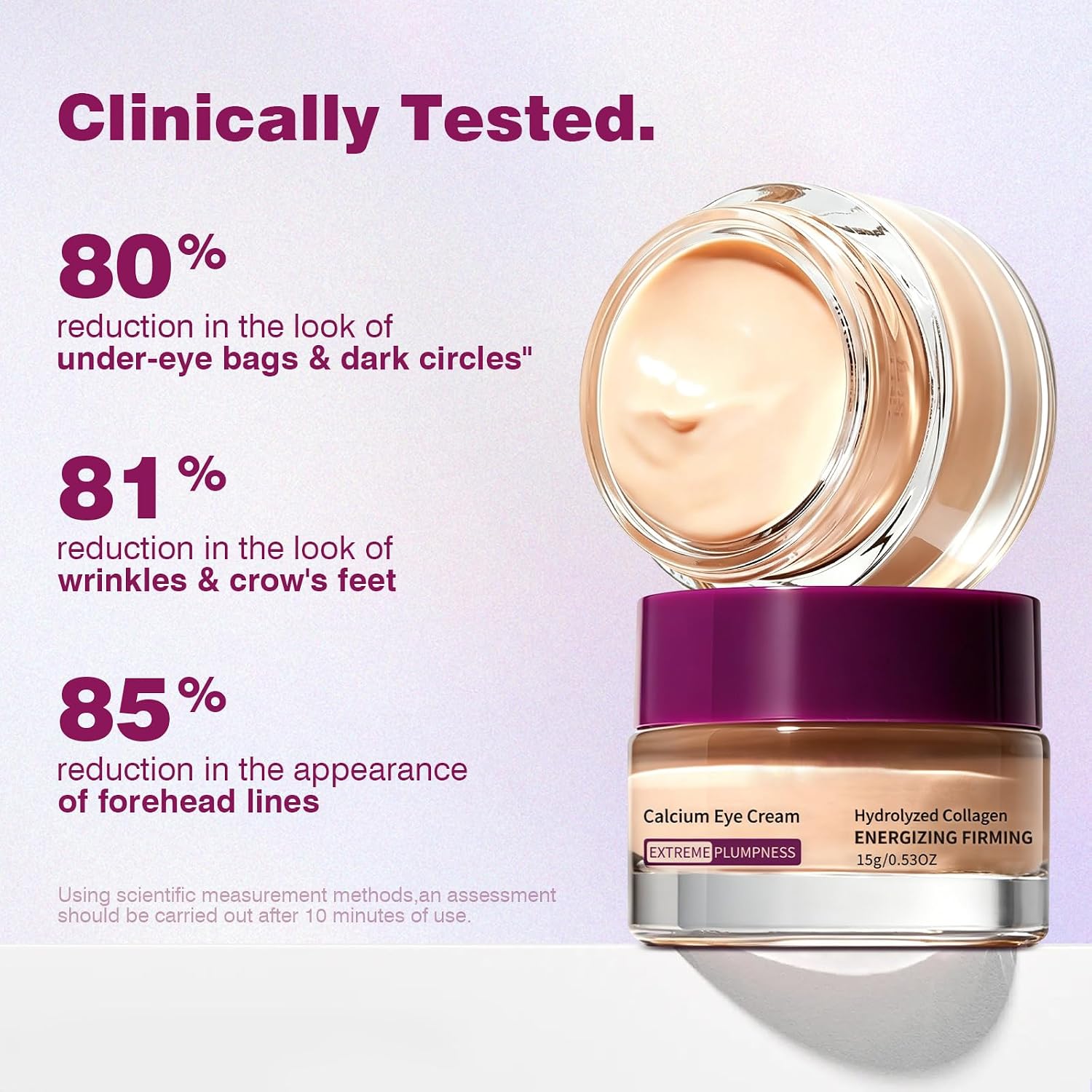 Rebornic Eye Cream 15G – Niacinamide Eye Cream With Firming Complex For Dark Circles, Under Eye Bags & Sagging | Hydrolyzed Elastin Ex Volume Firming | Korean Eye Cream Lightweight For All Skin Types