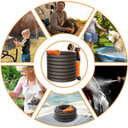 50Ft Ultra Lightweight Garden Hose, Flexible Water Hose, 10 Function Nozzle,Leak-Proof,Swivel Handle Non-Slip, Non-Kink Heavy-Duty Hose For Yard,Car,Rv,Outdoor Non|Expandable(50Ft)