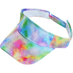 Rbenxia 2 Pieces of Adjustable Sport Visors Sun Visor Hats Cap Visors for Women and Men