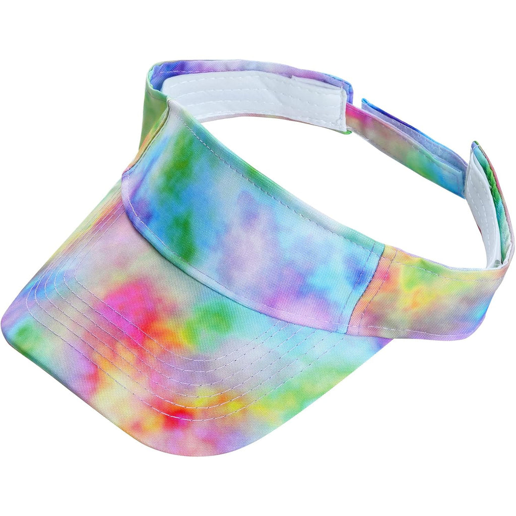 Rbenxia 2 Pieces of Adjustable Sport Visors Sun Visor Hats Cap Visors for Women and Men