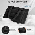 Puffer Tote Bag For Women Quilted Nurse Bag Lightweight Work Bag For Teacher Travel Handbag With Multiple Pockets