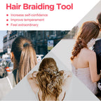 Tsmaddts Hair Braiding Tools, Hair Styling Kit With Topsy Tail Tools And French Braiders For Ponytail