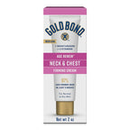 Gold Bond Age Renew Neck & Chest Firming Cream, 2 Oz, Hydrates, Renews, And Visibly Improves Firmness, Texture & Elasticity Of Aging Skin, Non-Greasy, Dermatologist-Tested, Hypoallergenic, Unscented