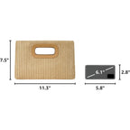 Top Handle Clutch Handbags For Women, Evening Handbag Shoulder Crossbody Purse With Gold Chain