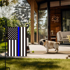 Garden Flag Pole Stand Holder, Garden Flags For Outside With Flag Stopper And Clip Waterproof Powder-Coated Paint For Flag Pole Holder For Outside House,Yard Flags For Outside