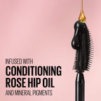 Maybelline Lash Sensational Washable Mascara, Lengthening And Volumizing For A Full Fan Effect, Brownish Black, 1 Count