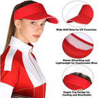 Topbuti Sport Sun Visor Hats for Women Men Adjustable Empty Top Baseball Cap Tennis Golf Running Sunvisor Hat