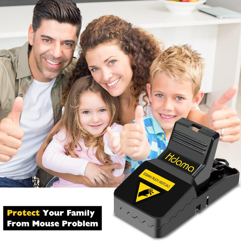 Hdama Mouse Trap, Mouse Traps That Work Small Mice Trap Outdoor Indoor Best Snap Traps For Mouse/Mice Safe And Reusable 6 Pack Quick Kill Mice Traps | Small Snap Design For Mice And Rats. Safe, Reusable For Home Use. Effective And Clean Trap.