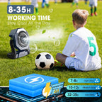 Ausic Portable Misting Camping Fan, 8" Outdoor Cooling Fan With Led Light, Water Spray, Hook, [Max 35H] Battery Operated Rechargeable Fan For Sports Sidelines, Patio, Beach, Tent, Travel
