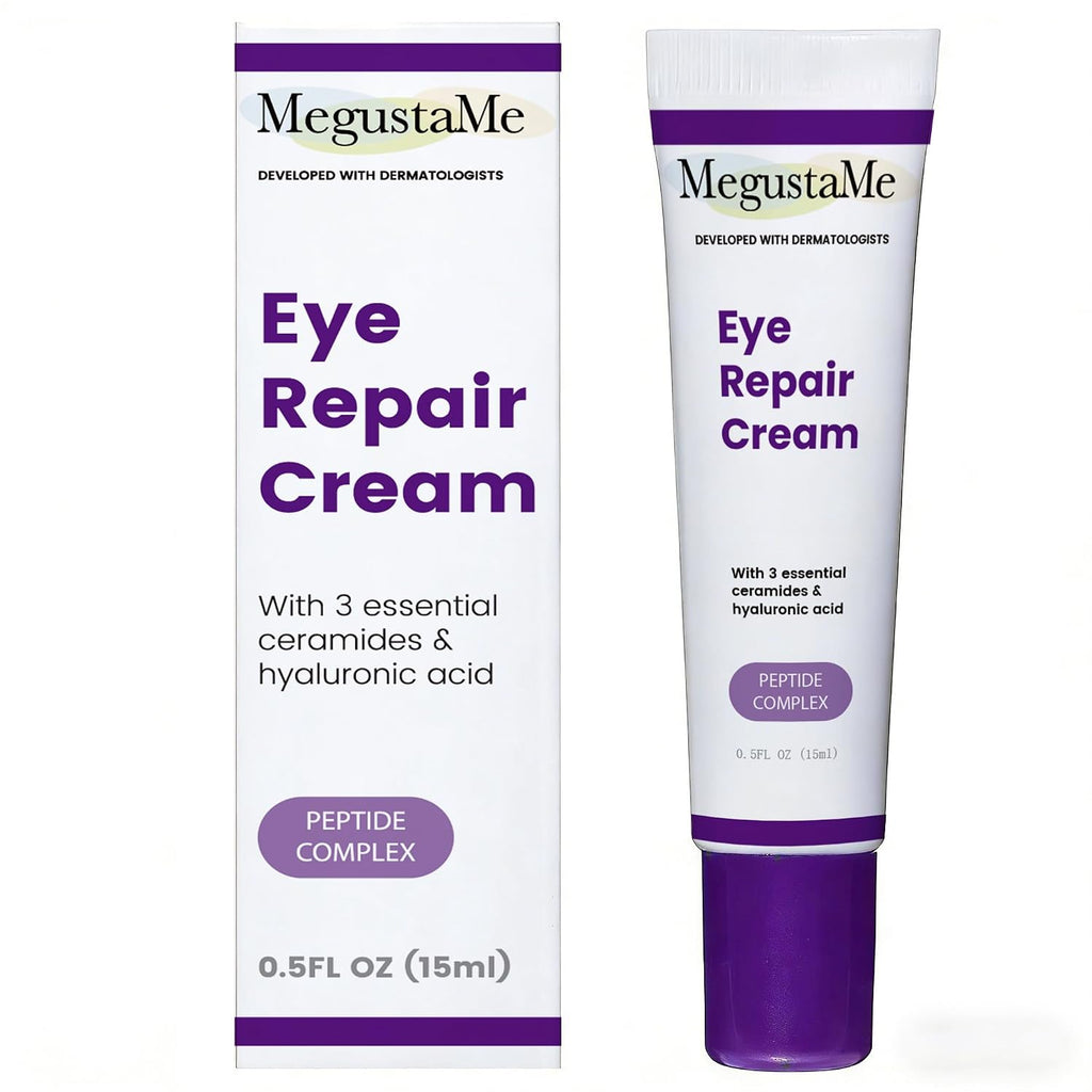 Eye Repair Cream 15Ml - Peptide Complex Eye Cream With 3 Essential Ceramides, Niacinamide & Hyaluronic Acid, Dermatologist Developed Anti-Aging Eye Treatment For Fine Lines, Dark Circles.