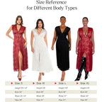 Popilush Women'S Lace Formal Cocktail Sleeveless V Neck Maxi Shapewear Dress Wedding Guest Mother Of Bride Split Dresses
