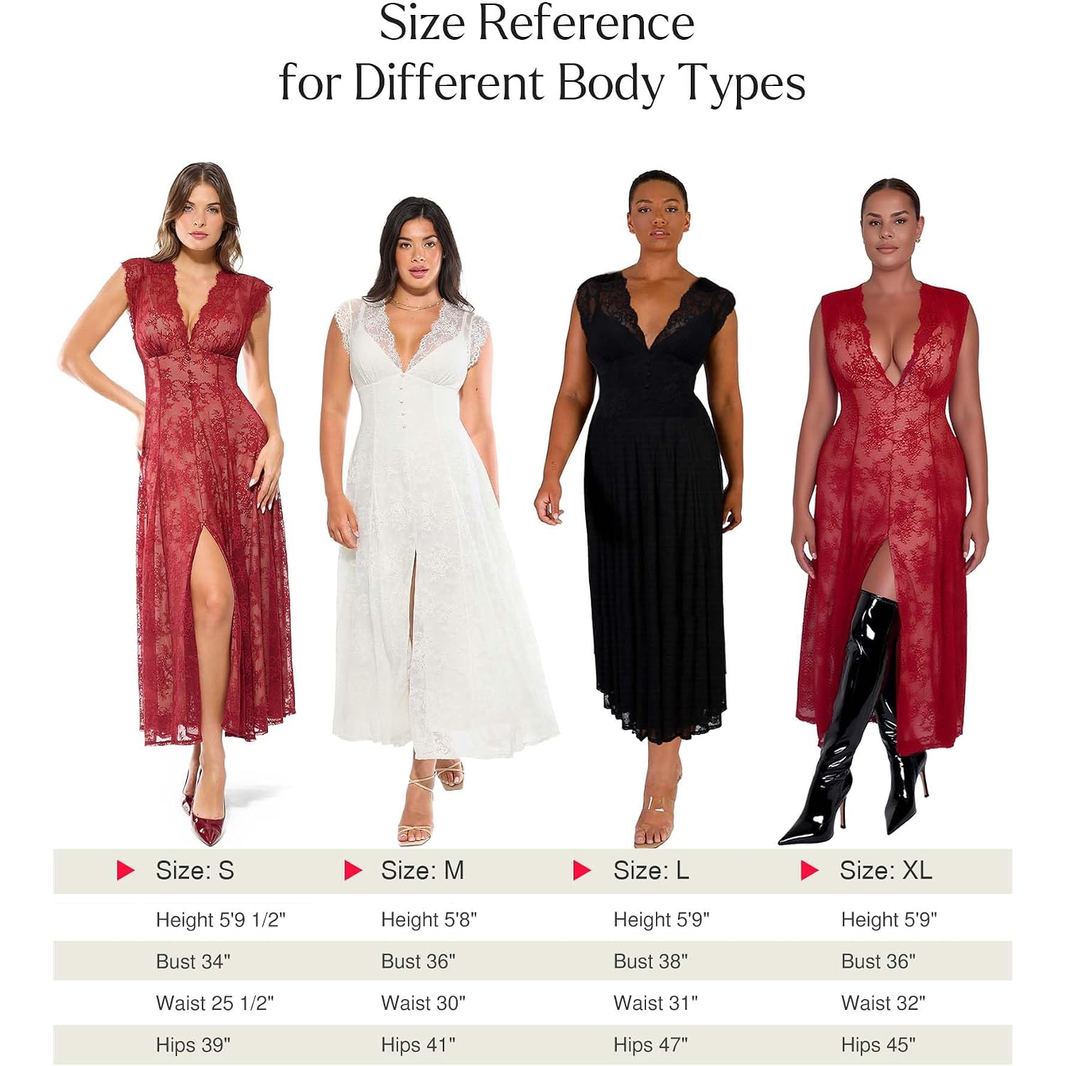 Popilush Women'S Lace Formal Cocktail Sleeveless V Neck Maxi Shapewear Dress Wedding Guest Mother Of Bride Split Dresses