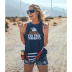 Tipsy Elves Women’s 4th of July Tank Tops Cute Patriotic American Flag Shirt Sleeveless July Fourth Outfits