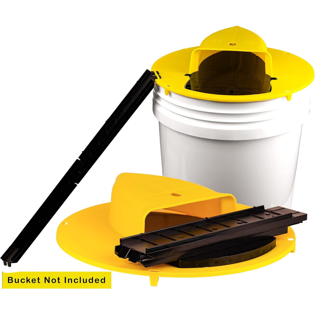 Rinnetraps - Flip N Slide Bucket Lid Mouse Trap |2 Pack| |Multi Catch| |Made In Usa | Us Pat D1,039,648S