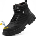 Kelodon Waterproof Steel Toe Boots For Men-6 Inch Comfortable Mens Safety Work Boots Indestructible Steel Toe Shoes Lightweight Non Slip Puncture Resistant Industrial Construction Boot