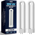 Bug Zapper Light Bulb Replacement For 15W Bug Zapper With 4-Pin Base, Ful 15W-Bl U Shaped Twin Tube Bulb For Outdoor Mosquito Zapper, 2 Pack