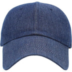 KBETHOS Classic Unisex Cotton Adjustable Low Crown Baseball Cap – Plain Dad Hat Dark Denim