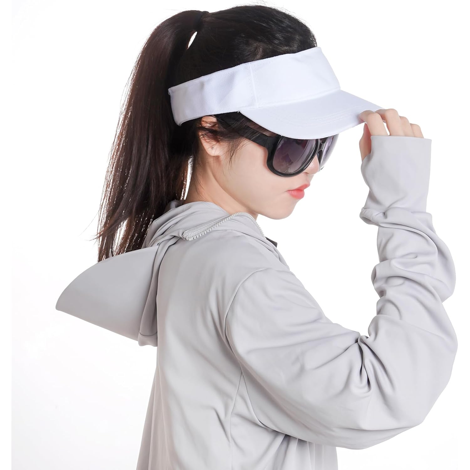 Marrywindix 1 Piece of Sport Wear Athletic Visor Sun Sports Visor Hat Visor Adjustable Cap for Women and Men (One Size)