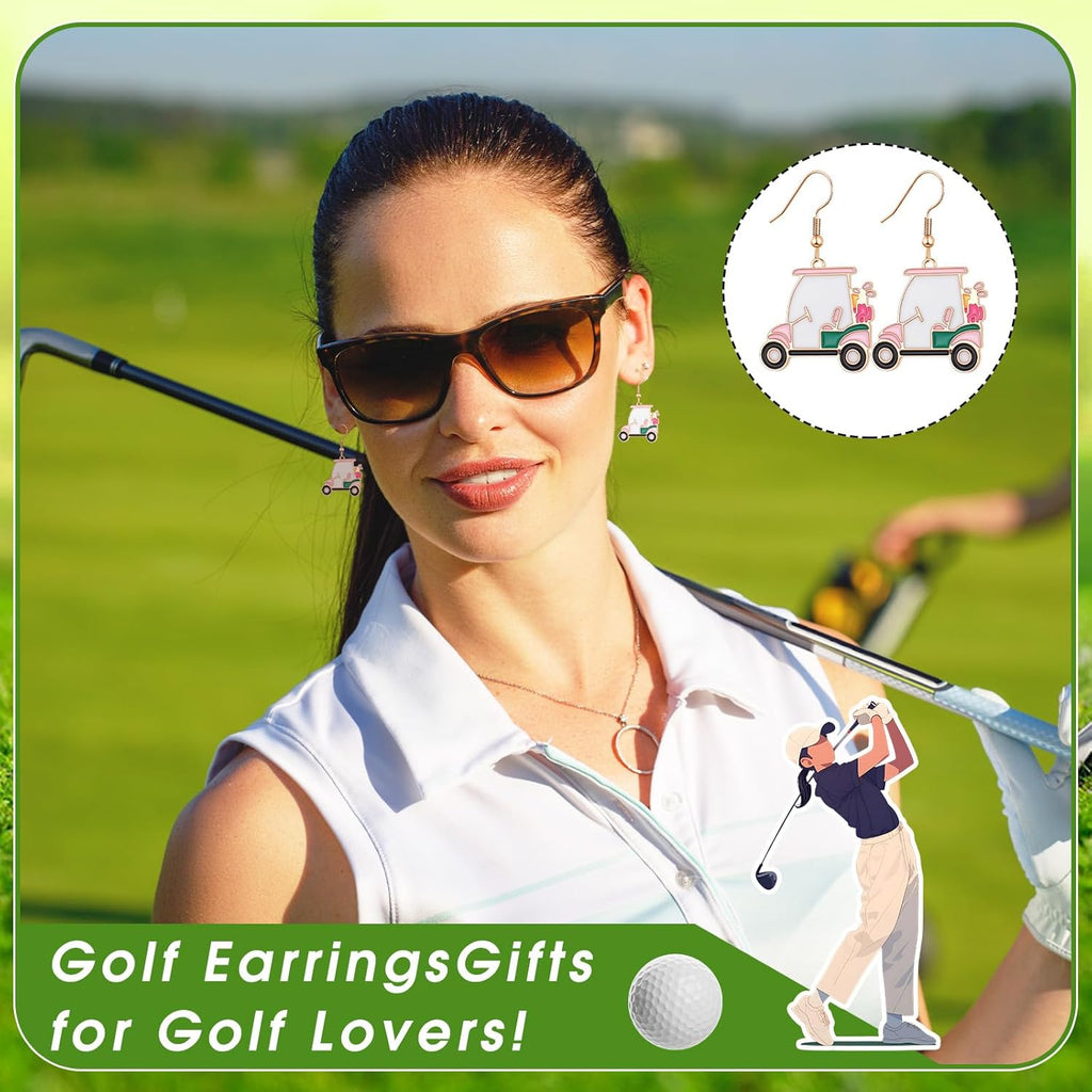 Nosiny 6 Pairs Earrings for Women Jewelry Derby Baseball Softball Soccer Golf Teacher Sports Game Earrings Tooth Gifts