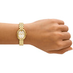 Tory Burch Women'S Oval Stainless Steel Two-Hand Watch