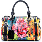 Medium Genuine Leather Shoulder Bags Purses Handbags for Women,Patent Leather Handbags,Leopard Print Crossbody Bags | Genuine Leather, Shoulder Bag, Handbags and Purses, Luxury Tote Bag, Crossbody Bags, Detachable Strap