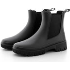 Women'S Short Rain Boots Waterproof Chelsea Rain Boots For Ladies